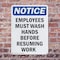 Signmission Safety Culture Sign, 10 in Width, Plastic, Rectangle OS-2PACK-NS-P-1014-V-11970 - alternate 2